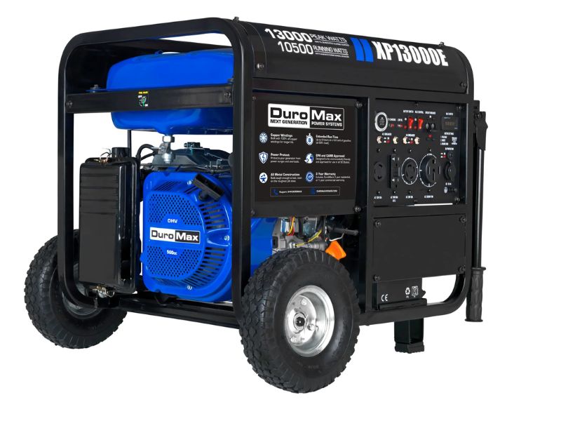 Generador portátil a gasolina de 13000 Watts - 13 Kw DuroMax XP13000E