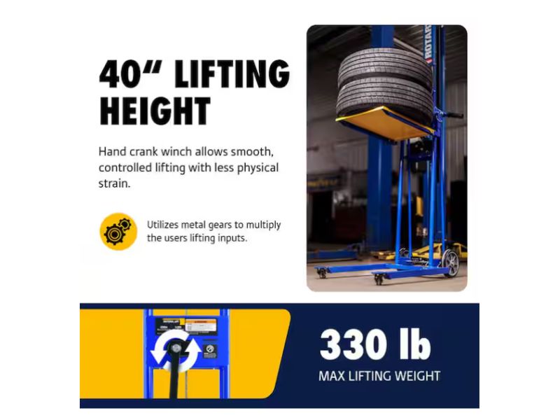 Apilador manual de tarimas pallets de 330 lbs / 150 kgs Goodyear GUO130