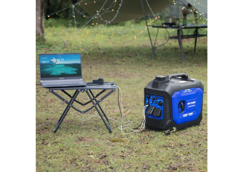 Generador inverter silencioso portatil dual Gasolina/propano de 4500 W Bilt Hard