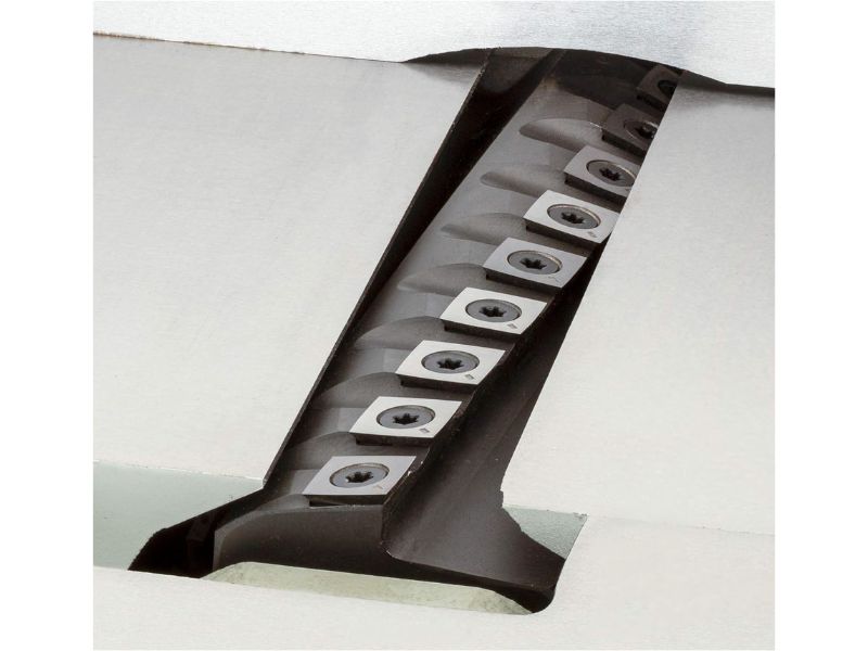 Canteadora de paralelogramo de 8"x 83" con cabezal de corte helicoidal South Bend SB1091