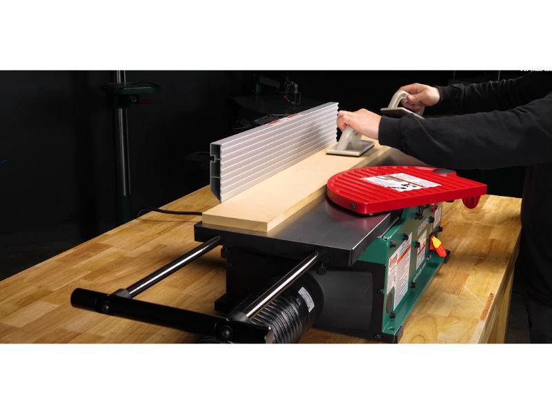 Canteadora de banco para madera de 10" con cabezal de corte en espiral Grizzly G0986