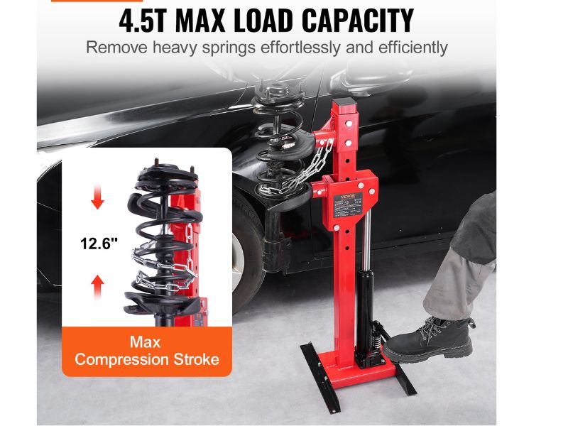 Prensa opresora de resortes de amortiguadores de 4.5 Ton Vevor