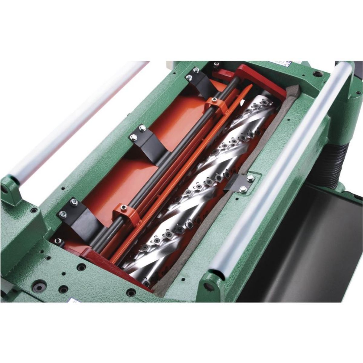 Cepilladora para madera de 20" y 5 HP con cabezal de corte en espiral Grizzly G0454ZX