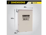 Generador de reserva a GN y GLP de 14000 Watts - 14 KW con interruptor de 200A Champion