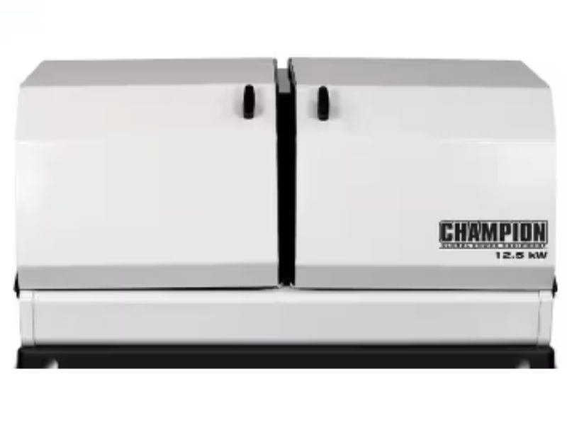 Generador de reserva a GN y GLP de 12500 Watts - 12.5 KW con interruptor de 100A Champion