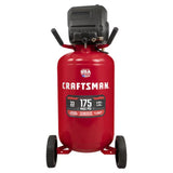 Compresor de aire vertical eléctrico portátil de 33 GAL/ 125 Lt y 175 psi Craftsman CMXECXM331