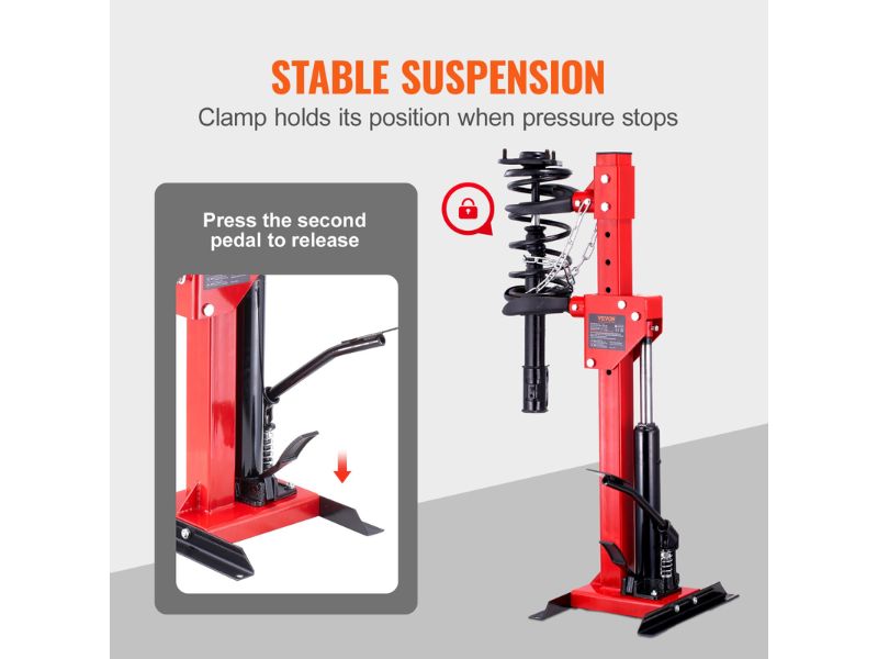 Prensa opresora de resortes de amortiguadores de 4.5 Ton Vevor