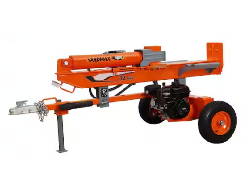 Cortadora de leña troncos de 32 ton con motor briggs & stratton CR950 208cc Yardmax