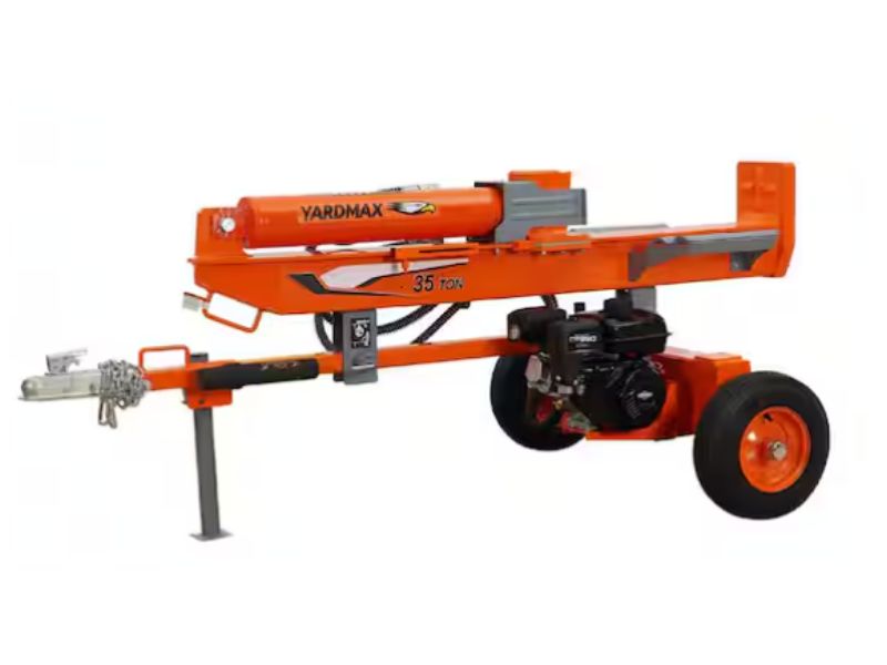 Cortadora de leña y troncos de 35 ton con motor briggs & stratton CR950 Yardmax YU3666
