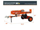 Cortadora de leña y troncos de 35 ton con motor briggs & stratton CR950 Yardmax YU3666