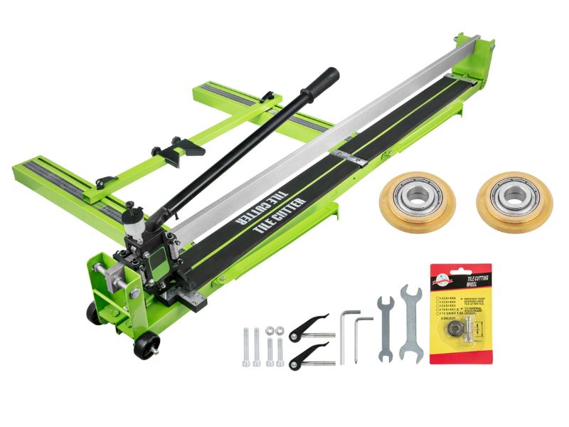 Cortadora manual de azulejo loseta con riel sólido para corte preciso de 120 cm - 1.20 m Vevor