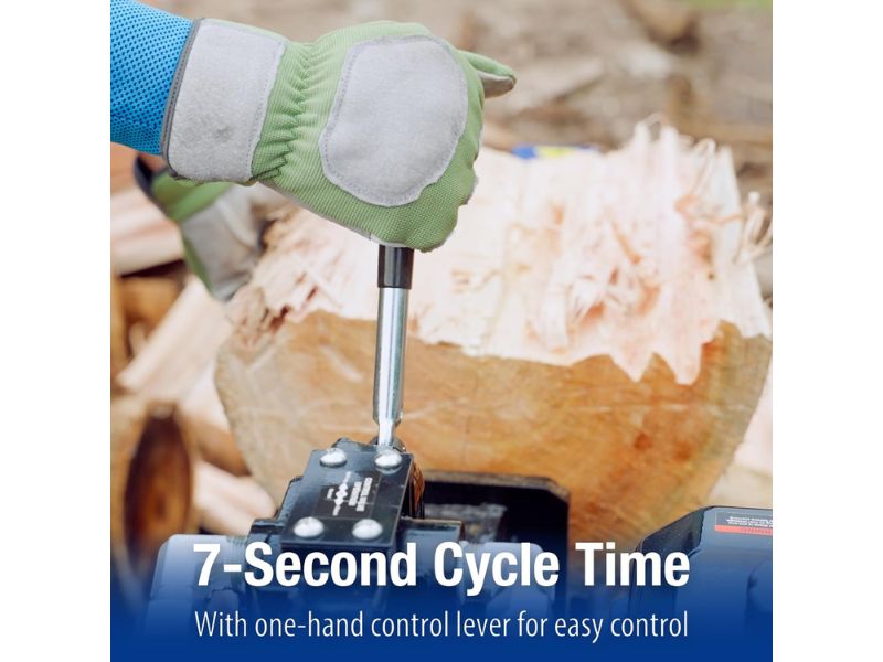 Cortadora de troncos leña de 20 ton con motor OHV 7 HP 209 CC Bilt hard