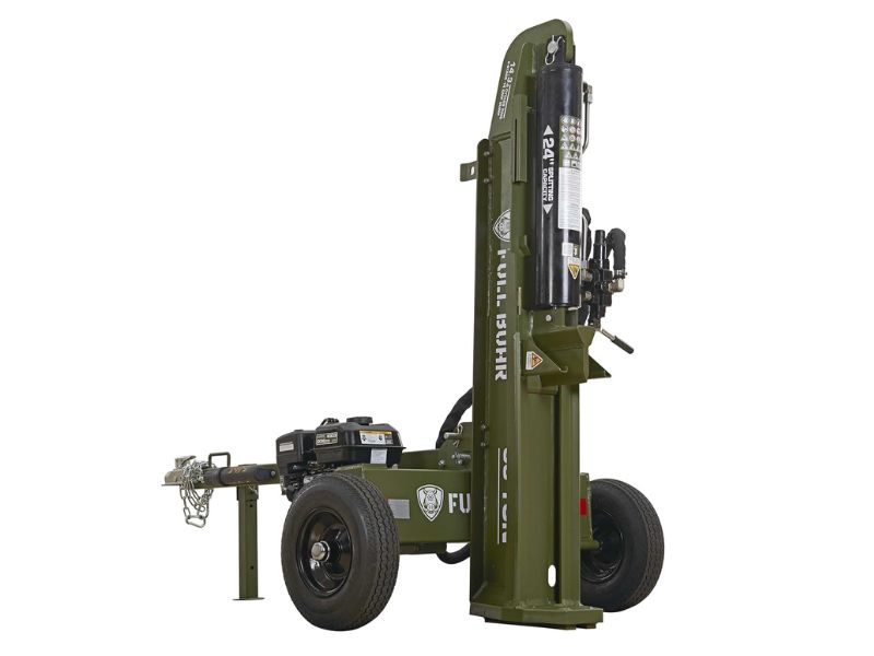 Cortadora partidor de troncos leña de 33 Ton con motor OHV 236 CC Full Boar