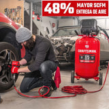 Compresor de aire vertical eléctrico portátil de 33 GAL/ 125 Lt y 175 psi Craftsman CMXECXM331