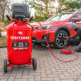 Compresor de aire vertical eléctrico portátil de 33 GAL/ 125 Lt y 175 psi Craftsman CMXECXM331
