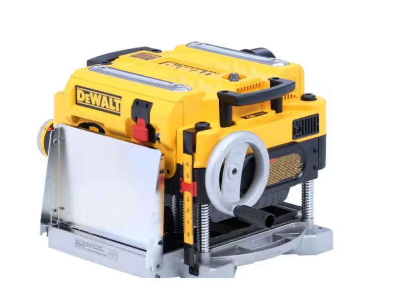 Cepillo para madera de banco de 13" con bandejas y cuchillas extras DeWalt DW735X