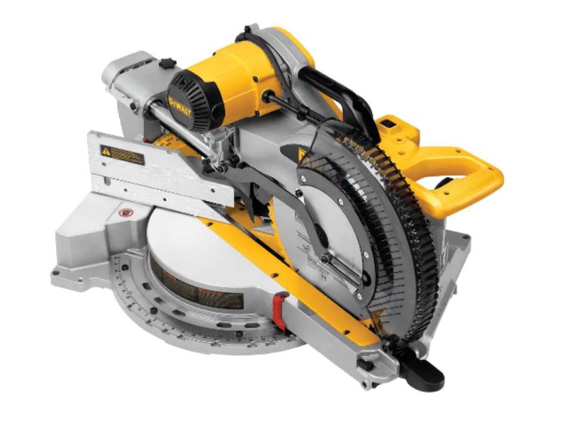 Sierra ingletadora compuesta deslizante de doble bisel de 12" DEWALT DWS779