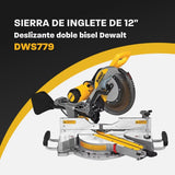 Sierra me mesa 10" y 2 hp Shop Fox W1875 + Sierra de Inglete de 12" doble bisel Dewalt DWS779