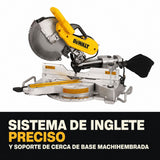 SIerra de inglete de 12" doble bisel Dewalt DWS779 + Clavadora shop Fox Cal 18 W1774
