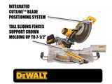Sierra de inglete de 12" y doble bisel Dewalt DWS780 mas soporte rodante Dewalt DWX726