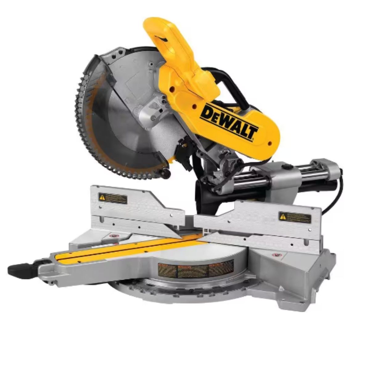 Sierra ingletadora compuesta deslizante de doble bisel de 12" DeWalt DWS779