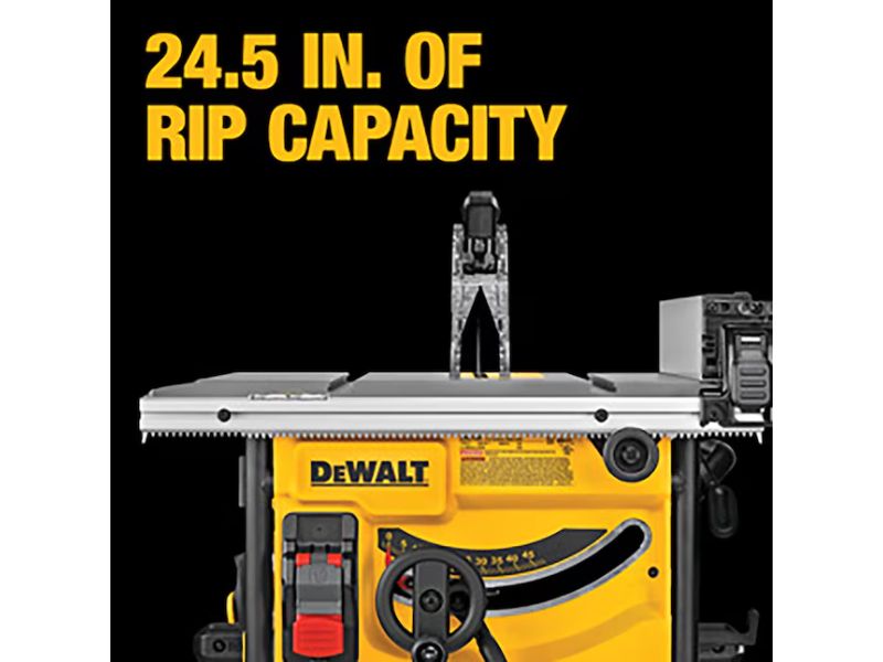 Sierra de banco portátil Dewatl de 8-1/4" con soporte rodante Dewalt DW7440RS