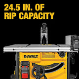 Sierra de mesa portatil de 8 1/4" y 15 Amp Dewalt DWE7485 + clavadora shop fox W1774 Cal 18