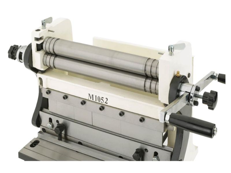 Dobladora roladora cortadora de lamina de metal de 12" calibre 22 Shop Fox M1052