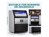 Maquina de hielo comercial de 450 lbs/ 200 kgs/dia Hooure