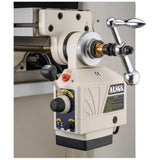 Fresadora de rodilla de velocidad variable de 8" x 36" con avance motorizado y visualizador digital de coordenadas (DRO) Grizzly G0961