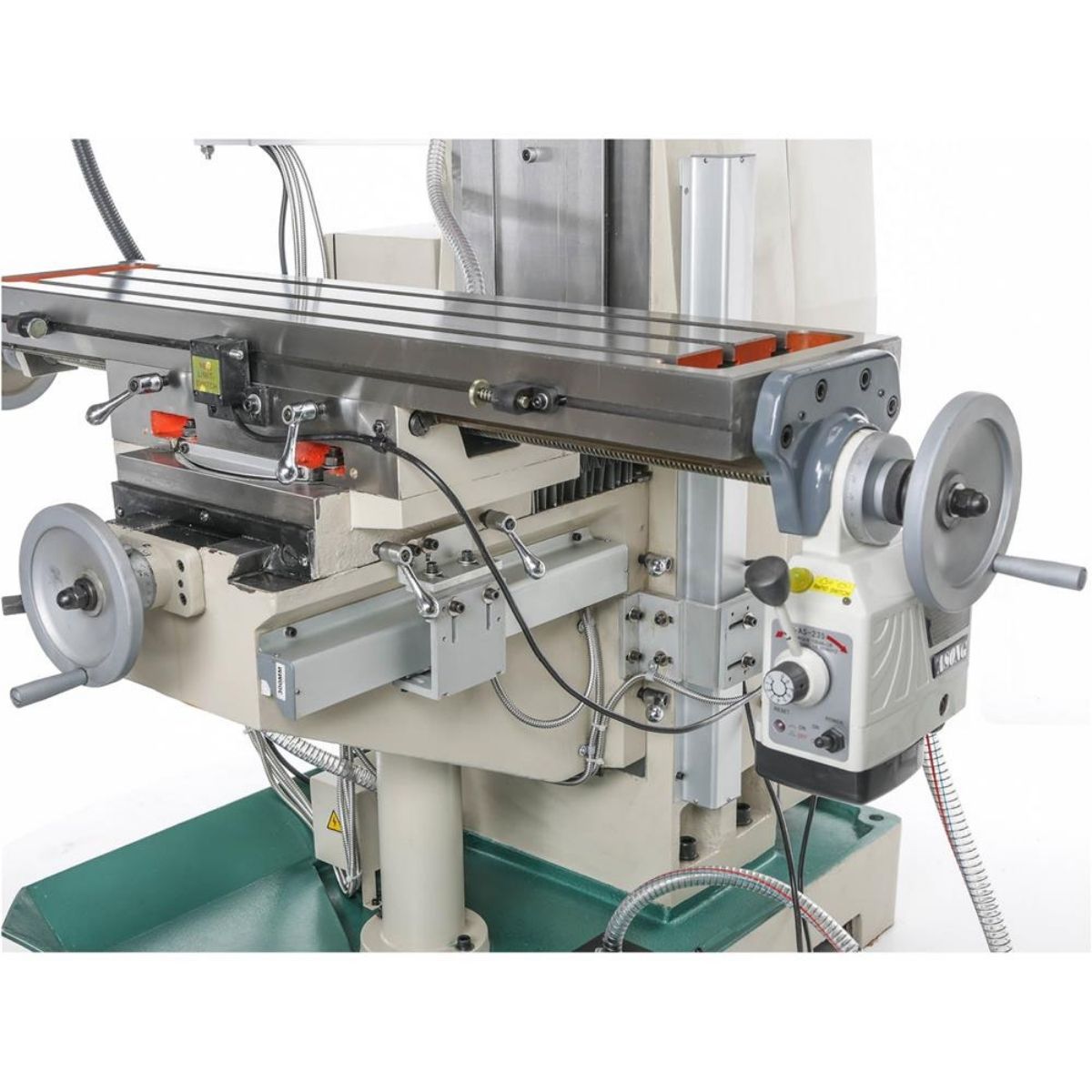 Fresadora horizontal/vertical de 9" x 39" y 3 HP con velocidad variable y visualizador digital de coordenadas (DRO)Grizzly G0757Z