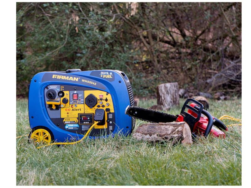 Generador inverter de combustible dual portatil de 4125W Firman WH03342