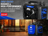 Generador inverter silencioso portatil dual Gasolina/propano de 4500 W Bilt Hard