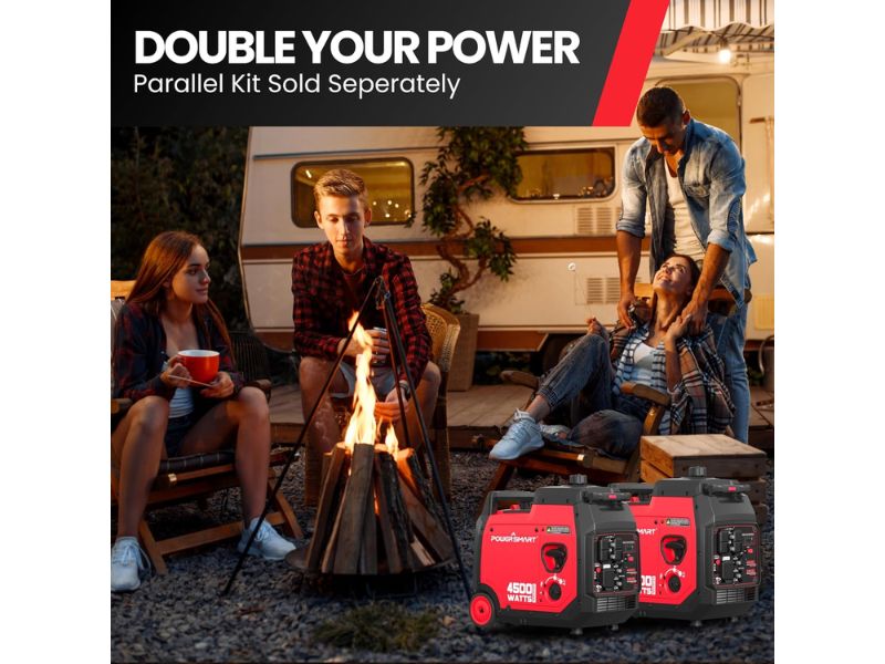 Generador inverter portátil a gasolina de 4500 Watts - 4.5 KW Power Smart