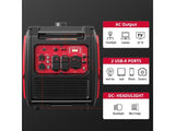 Generador inverter portátil silencioso a gasolina de 4800 Watts Power Smart