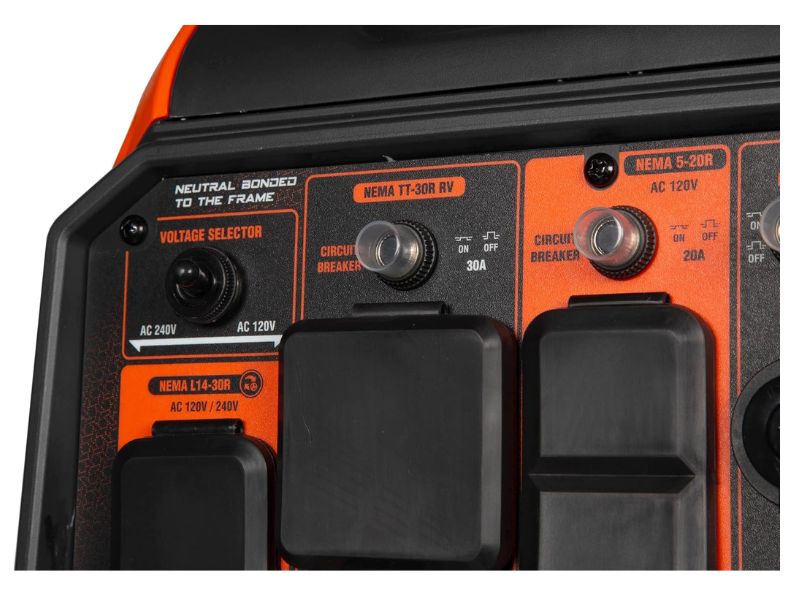 Generador inverter de combustible dual gasolina/propano de 6800 W Wen DF680IX