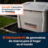 Generador de reserva para el hogar Generac Next Generation de 14000 W / 14 KW Generac 7323