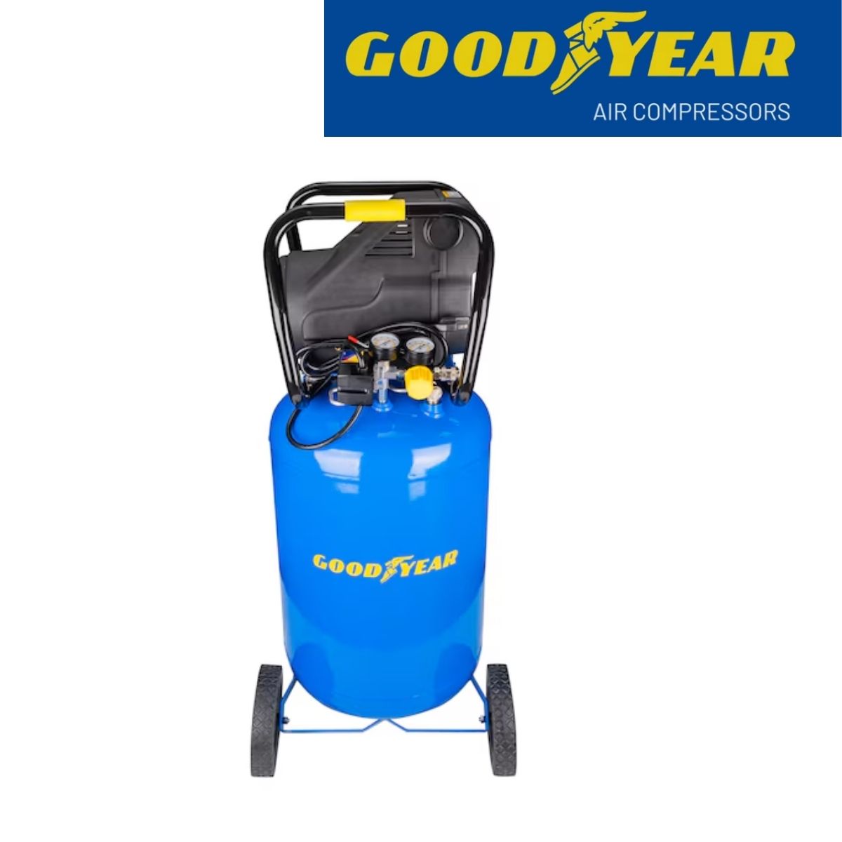 Compresor de aire vertical portatil de 20 galones y 165 psi Goodyear GYC6200S