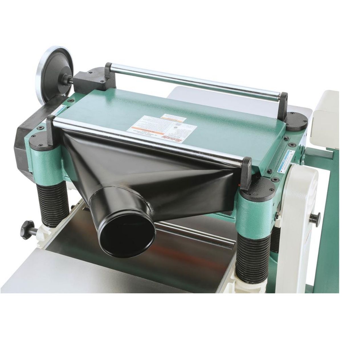 Cepilladora para madera de 20" y 5 HP con cabezal de corte en espiral Grizzly G0454ZX