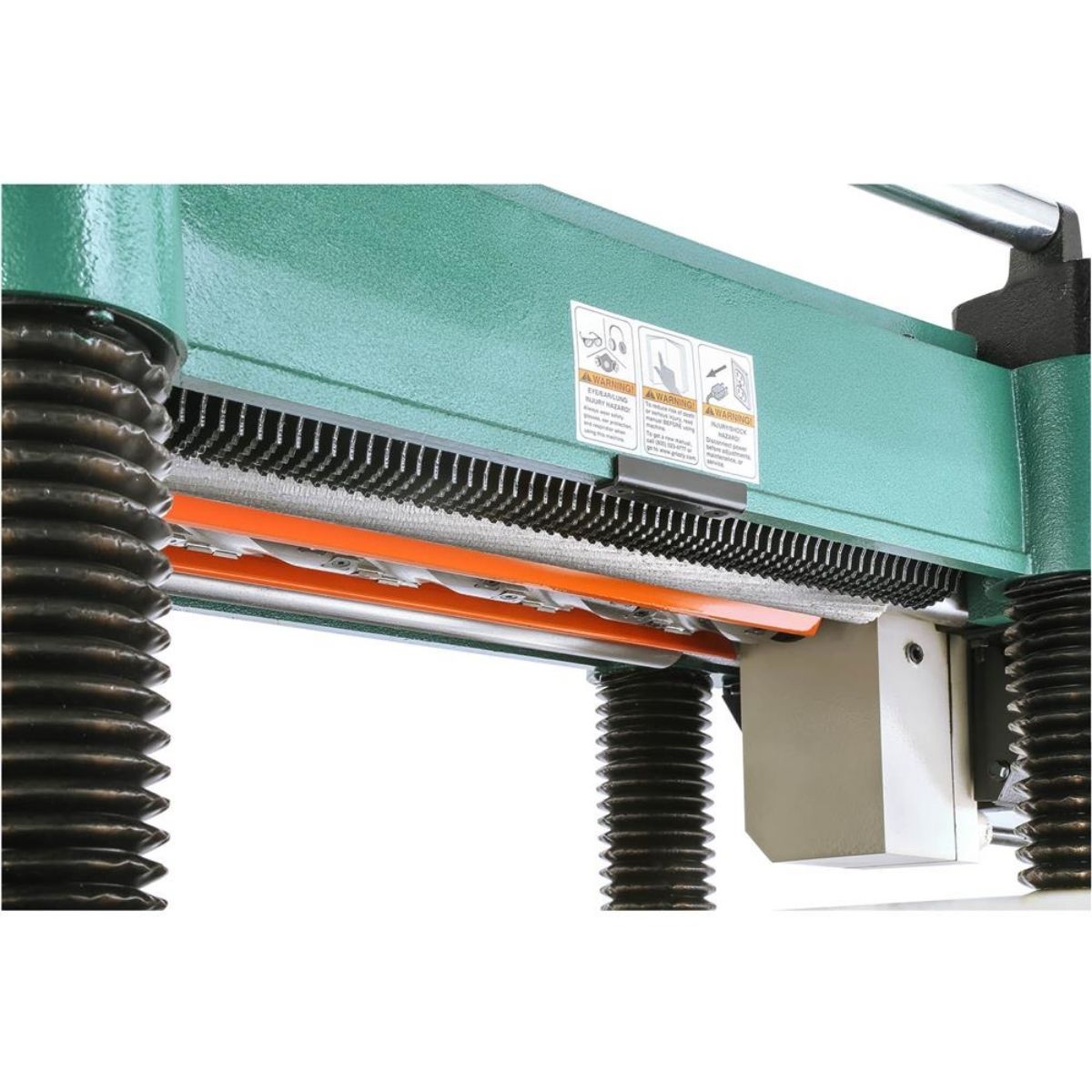 Cepilladora para madera de 20" y 5 HP con cabezal de corte en espiral Grizzly G0454ZX