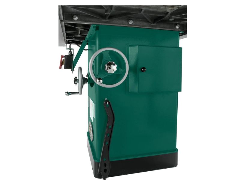 Sierra de mesa de gabinete de 10", 5 HP, 240 V, con rieles de 7' Grizzly G1023RLX5