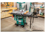 Sierra de mesa de gabinete de 10" 3 HP 240 V, con mesa de fresado incorporada Grizzly G1023RLW