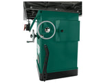 Sierra de mesa de gabinete de 10" con rieles de 7" y 3 HP 240V Grizzly G1023RLX