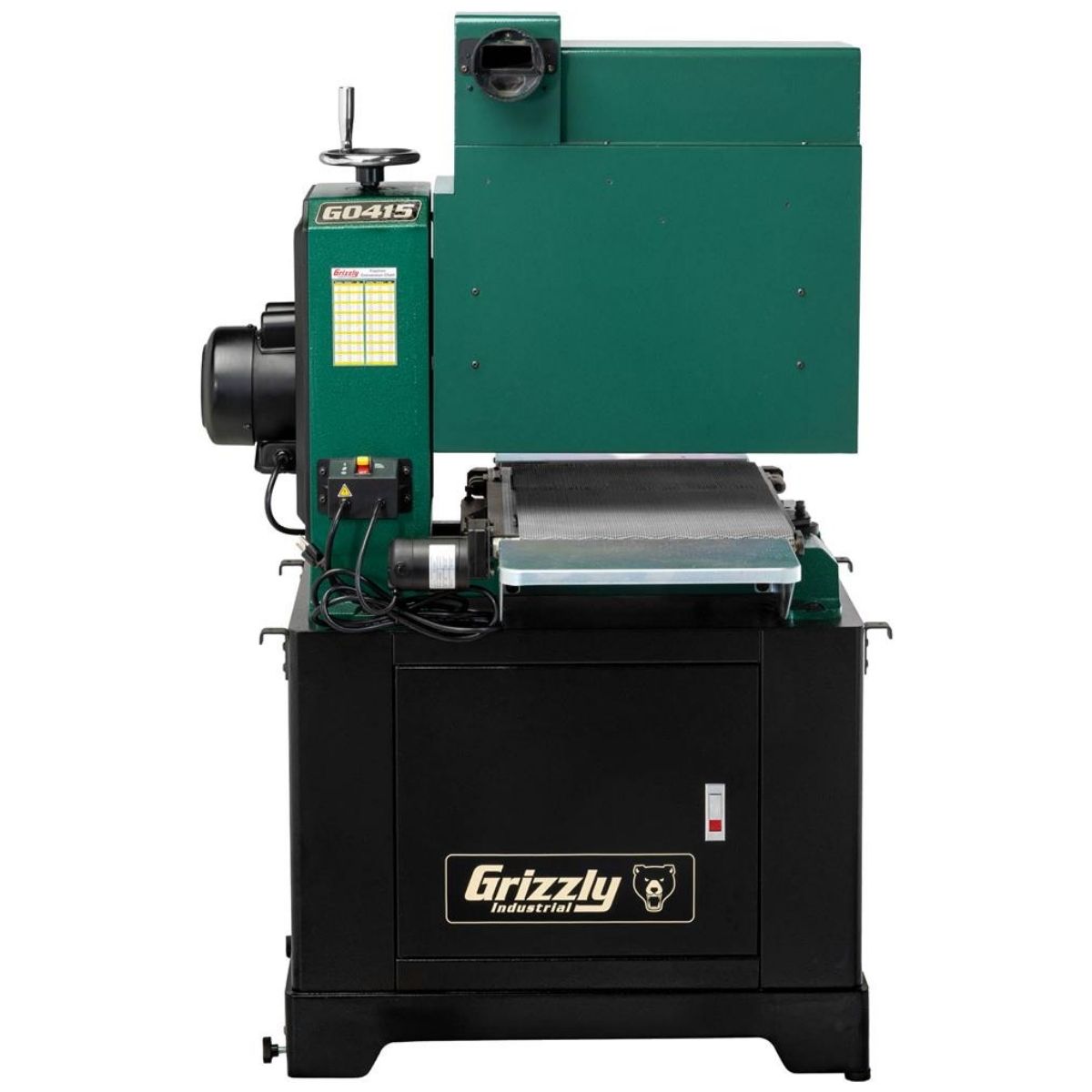 Lijadora de banda ancha de extremo abierto de 15" y 1-3/4 HP Grizzly G0415