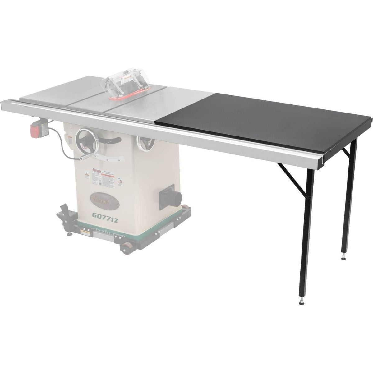 Kit de mesa de extensión para sierra de mesa G0771Z con rieles largos Grizzly T34287