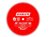 Diablo disco para sierra circular de acabado ultrafino de 10" x 80 dientes Diablo D1080X