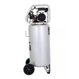 Compresor de aire vertical portatil silencioso de 27 gal y 165 Psi Husky