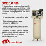 Compresor de aire vertical estacionario de 60 Gal y 135 PSI 230 V Ingersoll Rand SS3L3