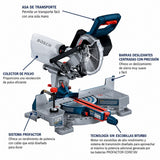 Sierra de inglete inalambrica telescopica un bisel  de 7-1/4" 18V Bosch Profactor GCM18V-07SN