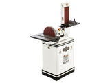 Lijadora combinada de banda y disco de 6" x 48" y disco de 12" Shop Fox W1712